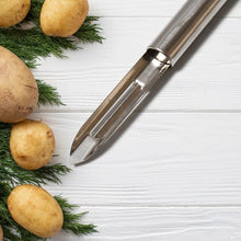 Stainless Steel Peeler Set – Multi-Purpose Handle for Peeling & Shredding(12 Pc)