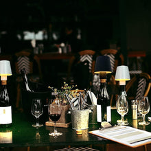 USB Rechargeable LED Bottle Lamp – 3-Color Dimmable Wireless Table Light (1 Pc)