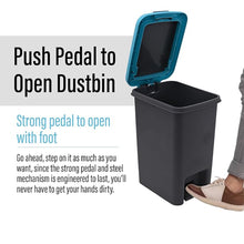 Apex Plastic Push N Pedal Dust Bin 6.5 Liters (1 Pc / Mix Color)