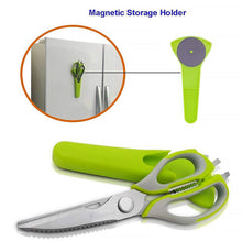 Multi-Purpose Kitchen Scissors with Magnetic Holder