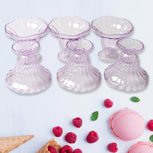 Crystal Plastic Ice-Cream Bowl Set – Serving Bowls (6 Pc)