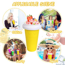 Magic Quick Frozen Smoothies Maker Cup – Double Layer Slushy Squeeze Cup (1 Pc)