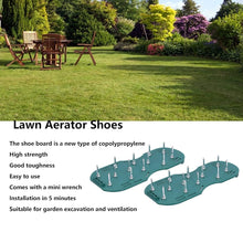 Garden Lawn Aerator Sandals – Spiked Grass Aerator Shoes for Yard & Patio