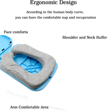 Foldable Soft Nap Doughnut Pillow – Slow-Rebound, Portable Head Cushion Kids & Office