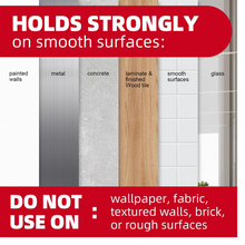 Adhesive Screw Wall Hook for Home & Office Hanging