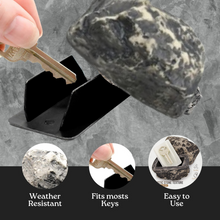 Realistic Fake Rock Key Hider – Weatherproof Outdoor Key Storage Emergencies (1 Pc)