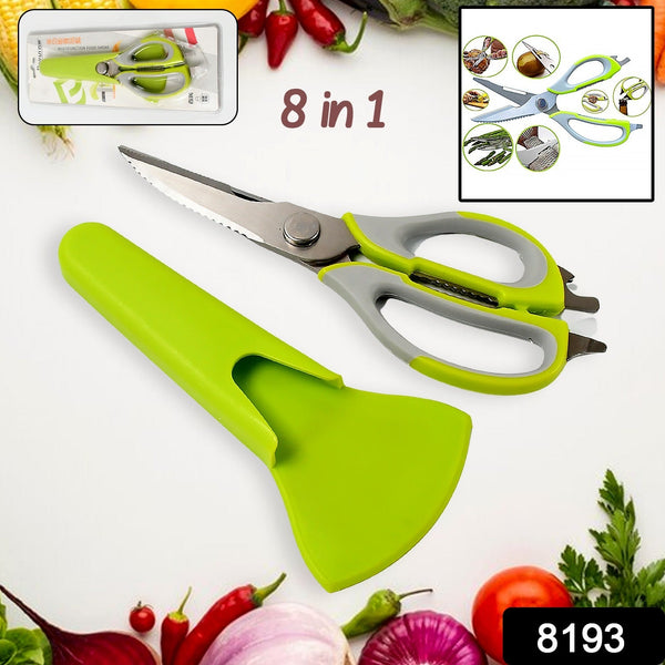 Multi-Purpose Kitchen Scissors with Magnetic Holder