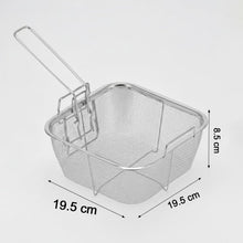 Stainless Steel Deep Fryer Basket with Long Handle (1 Pc)